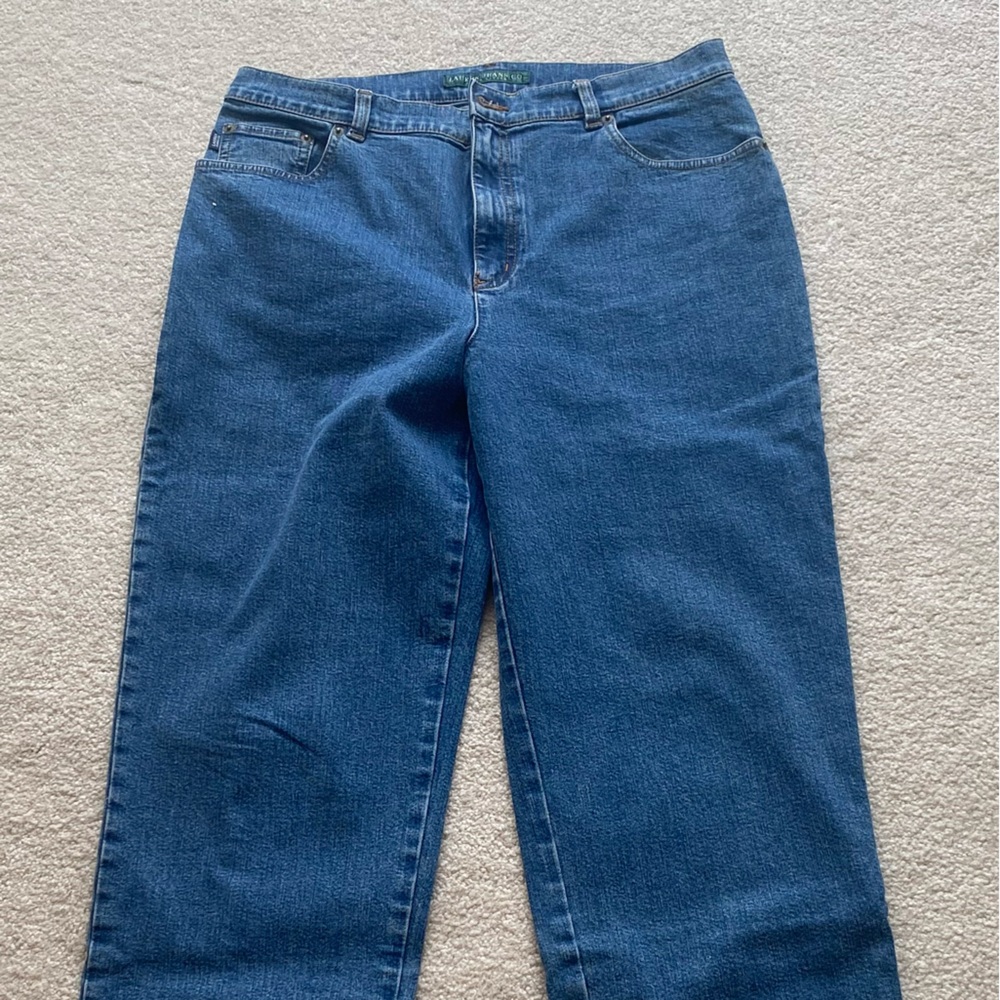 Denim Blue Straight Leg Women's Jeans